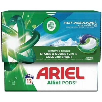 Ariel Alpine gélové kapsule na pranie 12 PD
