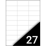 Fortuna Етикет FORTUNA 70x31mm универсален 2700 етикета/кутия 100 листа/кутия 01.01317 (01.01317)