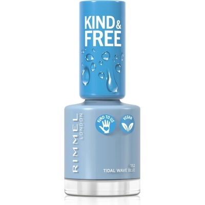 Rimmel Kind & Free lak na nehty 152 Tidal Wave Blue 8 ml
