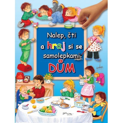 Nalep čítaj a hraj sa so samolepkami Dom