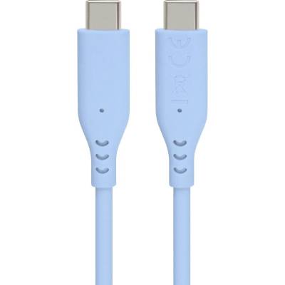 PremiumCord Silicone USB-C 60W 480Mbps Blue 1, 5 m USB кабел (KU31SA15B)