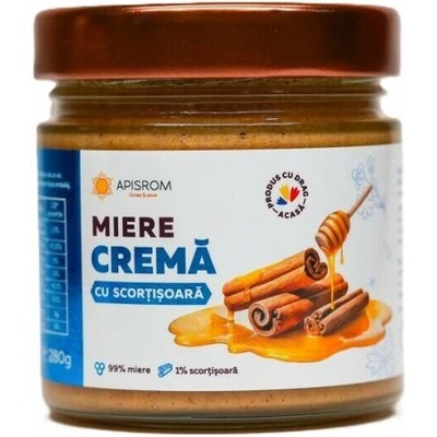 Apisrom Med krémový se skořicí, 280 g