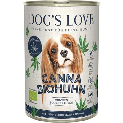 Dog's Love Canna Bio Adult Kuře 400 g