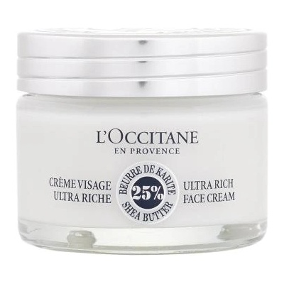 L'Occitane Shea Butter Ultra Rich Face Cream подхранващ крем за лице 50 ml за жени