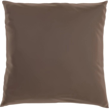 Kvalitex satén Luxury Collection tmavo hnedá 50 x 70 cm