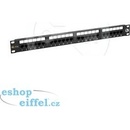 Patch panely Solarix SX24-5E-UTP-BK