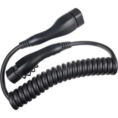 Sectron 22kW nabíjecí kabel elektromobilu Type 2 Type 2 400V 3×32A 4m spirálový