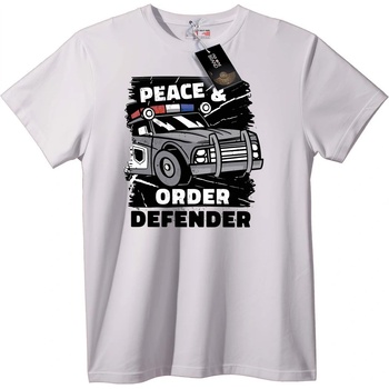 NOONEBRAND Тениска Мир и Ред Полиция - XS, Black