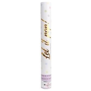 Amscan Confetti cannon Multicolor Pastel paper round 40cm 9916473