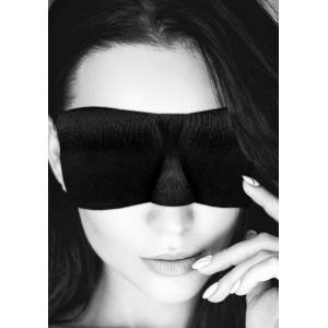 Ouch! Satin Curvy Eye Mask With Elastic Straps