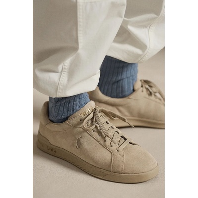 Ralph Lauren Велурени маратонки Polo Ralph Lauren Hrt Ct II (809877601001.250)