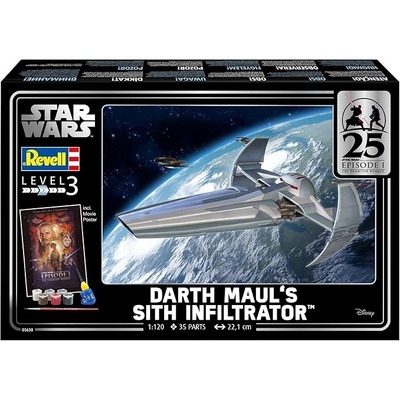 Revell Сглобяем модел Revell - Darth Maul′s Sith Infiltrator (R05638)