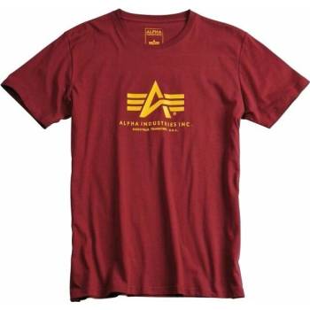 Alpha Industries tričko BASIC burgundy