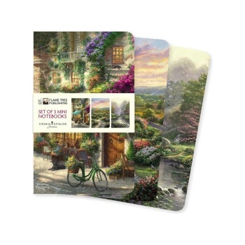 Flame Tree Publishing Thomas Kinkade Set of 3 Mini Notebooks | Flame Tree Publishing