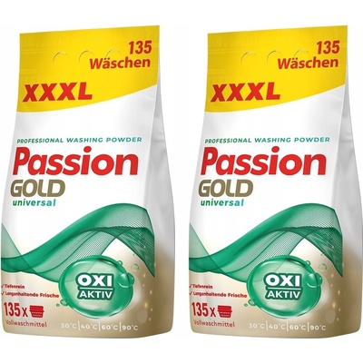 Passion Gold Universal prací prášok 8,1 kg 135 PD