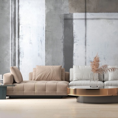 Decono Фототапет Сива Геометрия