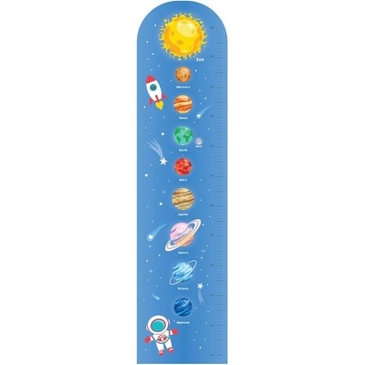Wiky dětský metr na zeď pěnový vesmír 120 cm – Zboží Dáma