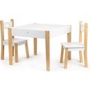 Eco Toys set stôl a 2 stoličky