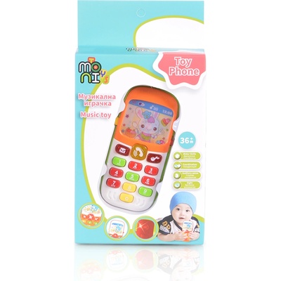 Moni Музикална детска играчка Toy Phone 1060A (3800146258962)