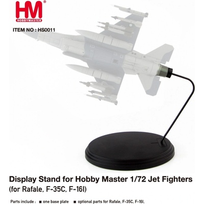 Display Stand for Hobby Master 1/72 Jet Fighters for F-16I F-35C Rafale