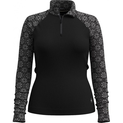 Smartwool W Classic Thermal Merino BL 1/4 Zip B Lady black digi snow