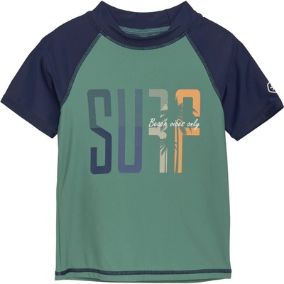 Color Kids-T-shirt W Print deep sea Zelená