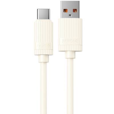 WDC-52a кабел за зареждане и данни - USB-A към USB-C - 1 m - бежов (87278)