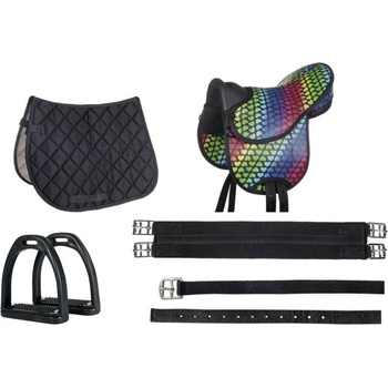 HKM Комплект за езда за Shetland Pony - Colorful 12 (106049091.1140)
