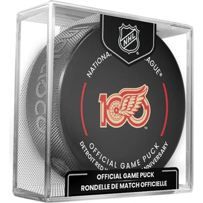InGlasCo Fanouškovský puk NHL 100th Anniversary Game HS Cube (1ks), Detroit Red Wings – Zboží Mobilmania