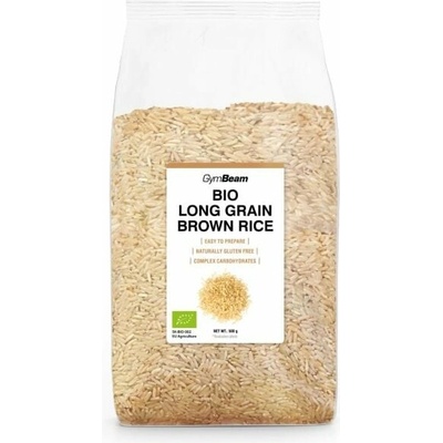 GymBeam Bio rýže dlouhozrnná natural 0,5 kg