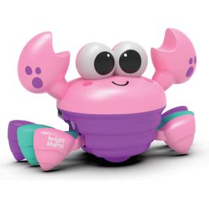 Bright Starts Интерактивна играчка Bright Starts - Crawling Crab, розов (17635-013)