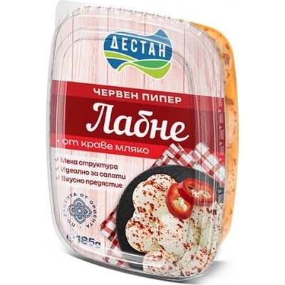 Дестан Лабне от краве мляко с червен пипер Дестан 185гр