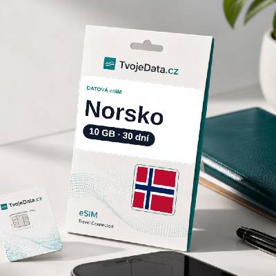 eSIM Norsko 10 GB / 29 dní