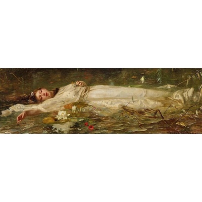 F. W. T. Heyser - Ophelia, 91.5 × 30.5 cm