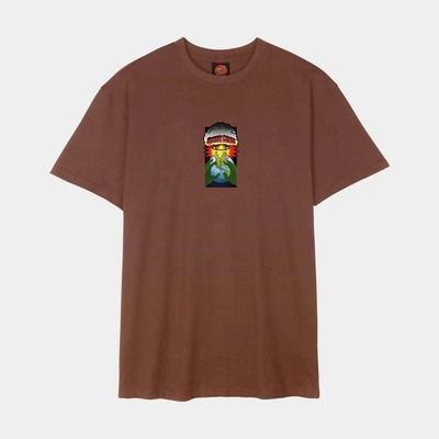 Santa Cruz Kendall EOTW Front T-Shirt Sepia Brown