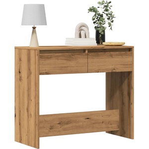 vidaXL Конзолна маса, дъб артизан, 89x41x76, 5 см, инженерно дърво (856775)