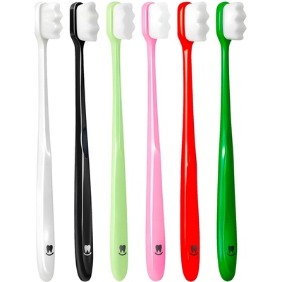 Nanosmile Ultrajemný zubní kartáček Multicolor 6 ks