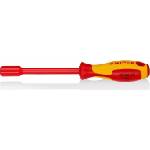 KNIPEX Отвертка за гайки 10, VDE 1000V жълто-червена ръкохватка 237мм, Knipex (K980310)