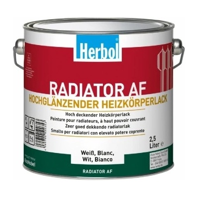 HERBOL Barva na kovová topná tělesa Radiator AF Bílá 2,5L