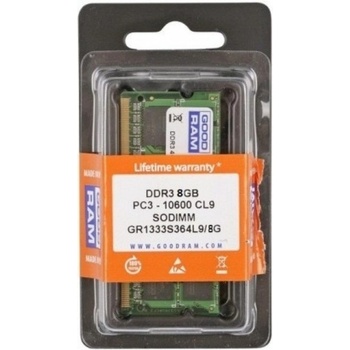 GOODRAM DDR3 8GB 1333MHz CL9 GR1333S364L9/8G