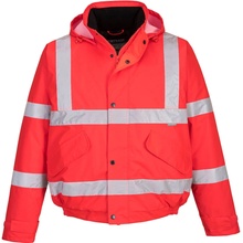 Portwest S463 Hi Vis Bomber reflexná bunda červená