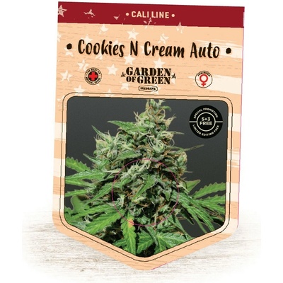 Garden Of Green Seedbank Cookies N Cream Auto semienka neobsahujú THC 10 ks