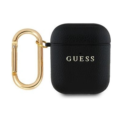 Guess PU Grained Classic Logo Pouzdro pro AirPods 1/2 GUA2PGUGMK – Zboží Živě
