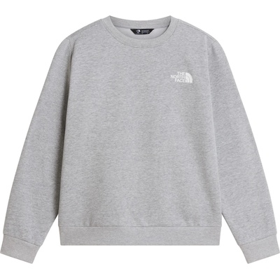 The North Face Детски пуловер The North Face Kid's Teen Evolution Box NSE Crew Jumper - TNF Pale Grey Heather (704-6513-0213)