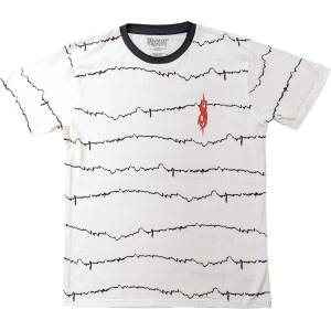 Slipknot The End, So Far Tribal-S & Barcode (Back Print Ringer) White L Риза (SKTS102MW03)