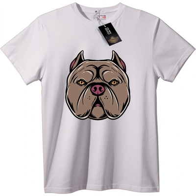 NOONEBRAND Тениска Лице на Булдог - XL, Black