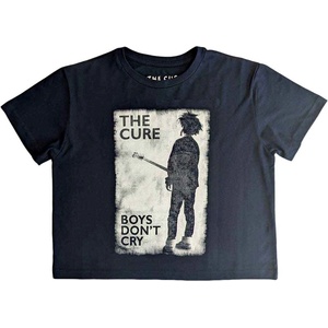 The Cure Boys Don't Cry B&W Crop Top Navy Blue L Дамски Риза (CURECT04LN03)