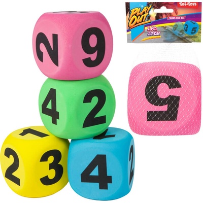 Toi Toys Penové kocky na hranie 10 cm