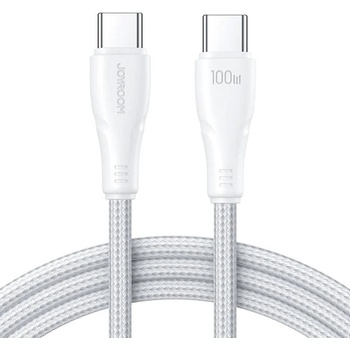 JOYROOM Кабел Joyroom S-CC100A11, USB-C, 100W, 1.2m, бял (S-CC100A11 1.2m CW)