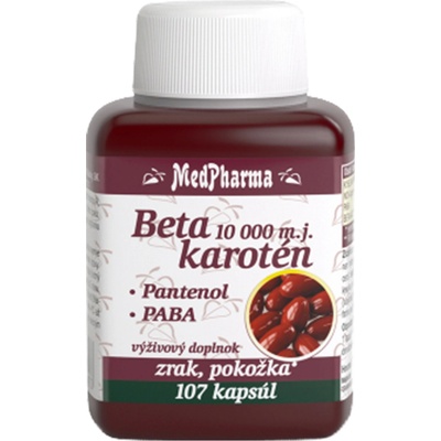 MedPharma Betakarotén 10 000 m.j.+Pantenol+PABA 107 ks